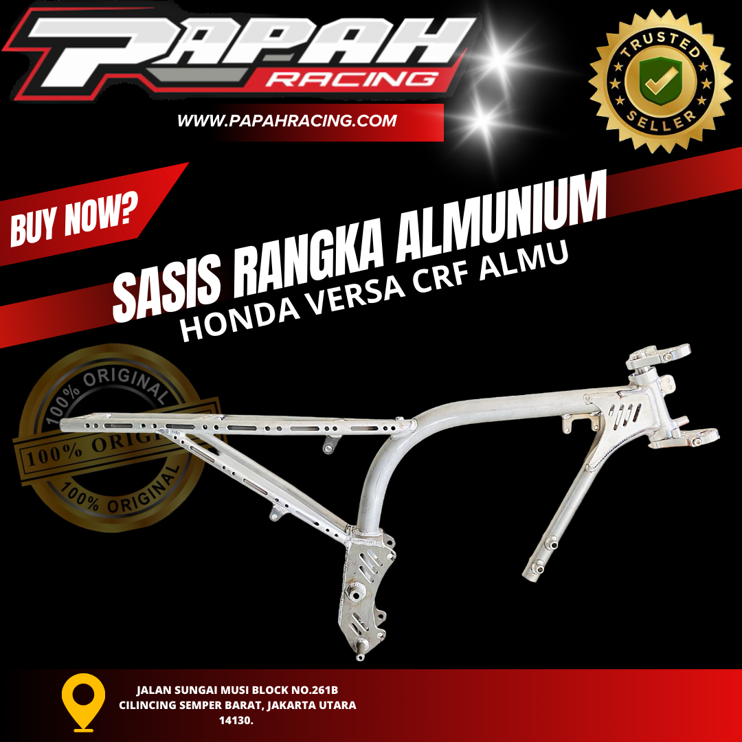 SASIS RANGKA ALMU HONDA VERSA CRF ALMUNIUM